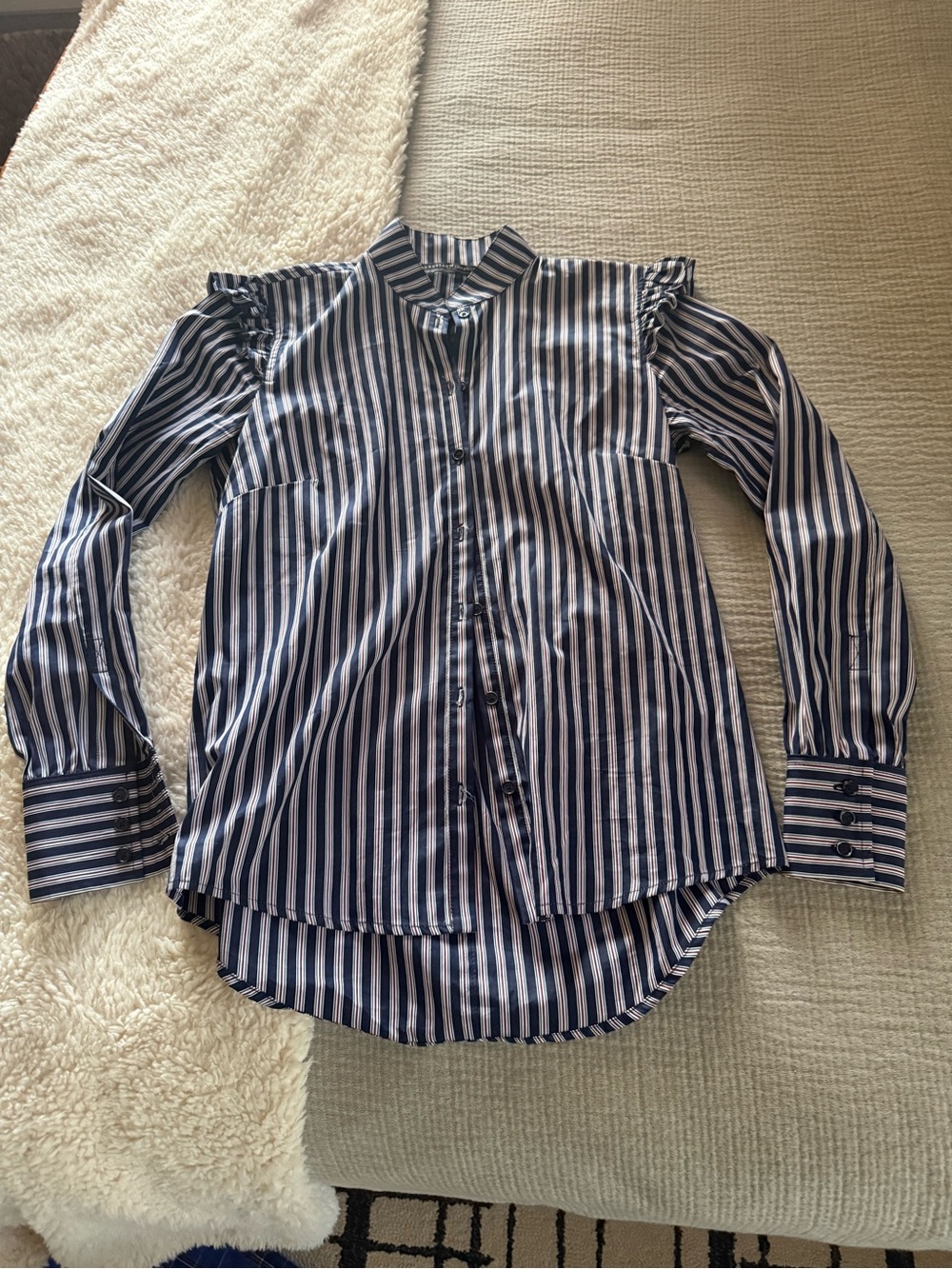 Peruvian Connection Shelby Striped Shirt - XS